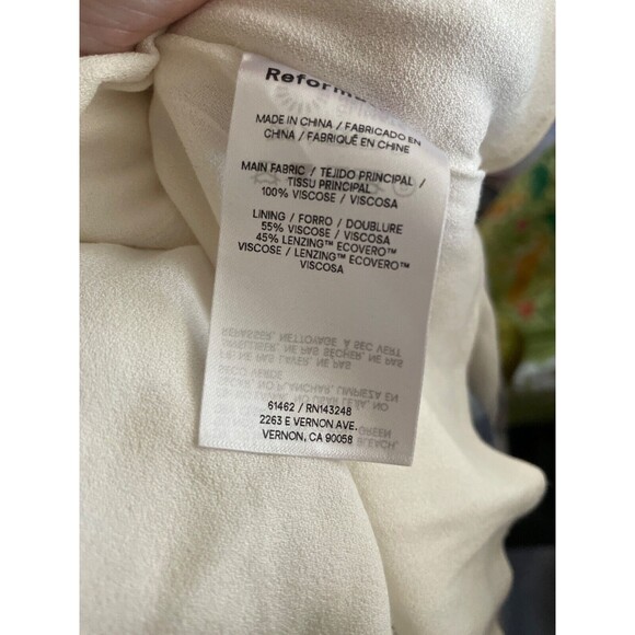 Reformation Davonne Women’s Floral Mini Dress Size 6 NWT Drop Waist Sweetheart - Picture 11 of 12